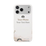 Funda para teléfono personalizable con tarjetero | Añade tu propia foto y texto