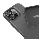 Charcoal Ink Black Solid Color Impact-Resistant iPhone Case | Slim Shockproof Magsafe-Compatible
