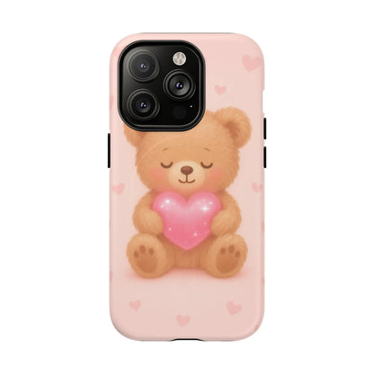 Heart Hug Teddy Bear iPhone Case – with MagSafe - Shamo's