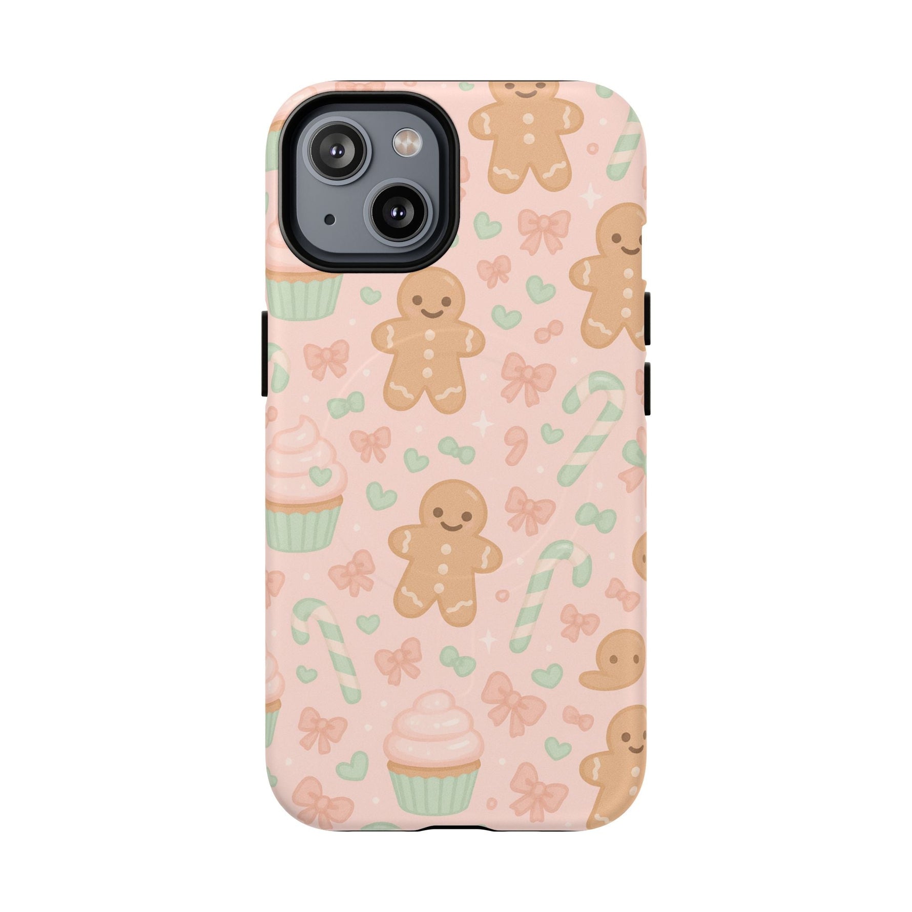 Gingerbread Candy Holiday Tough iPhone Case | compatible with MagSafe  Shamo's iPhone 14 / Matte