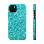 Turquoise Tide Crystal Clear Water MagSafe Phone Case – Tropical Aqua Ocean Ripple Protective Cover