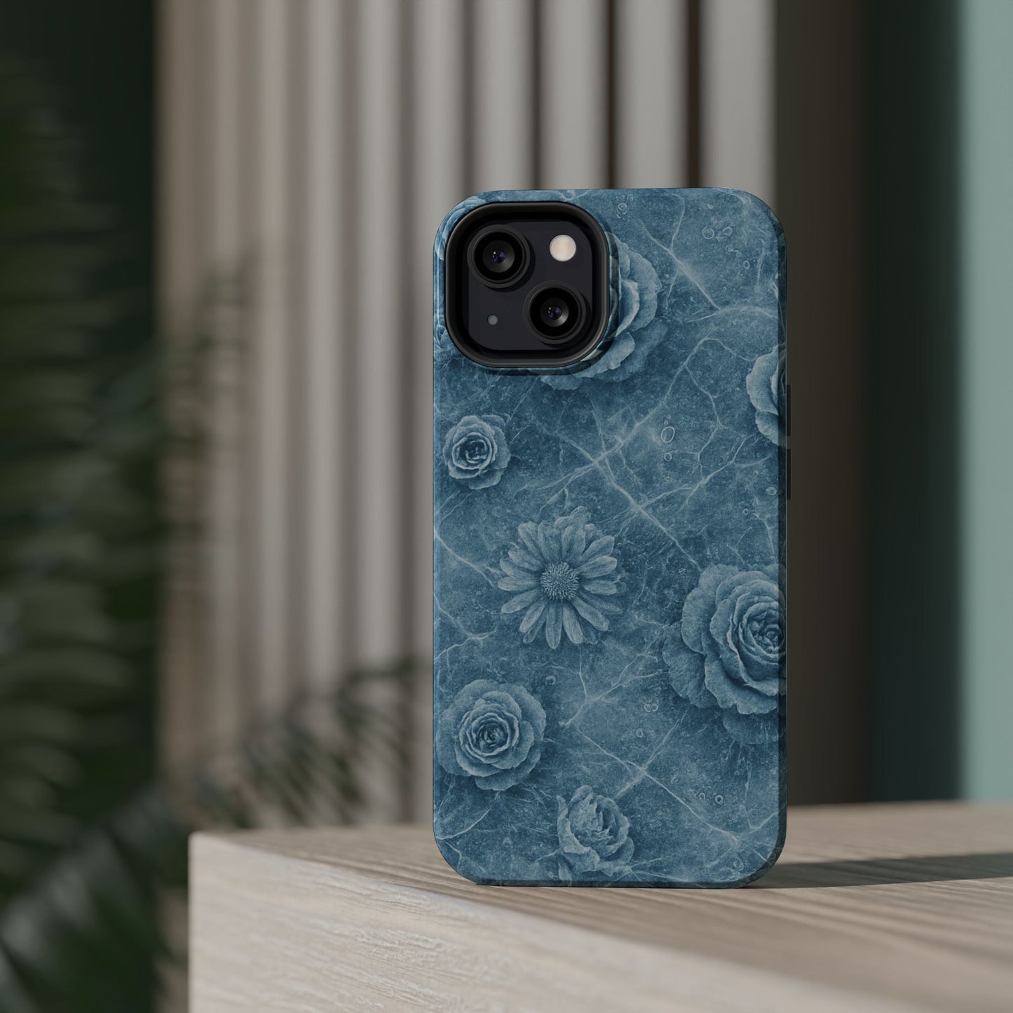 Frozen Flower Impact-Resistant iPhone Case — MagSafe Compatible  Shamo's