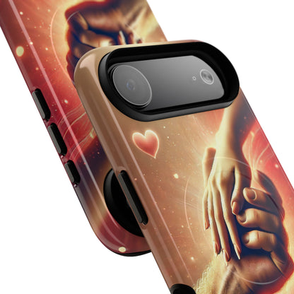 Magnetic Phone Case - Hands in Love Design - Compatible with MagSafe