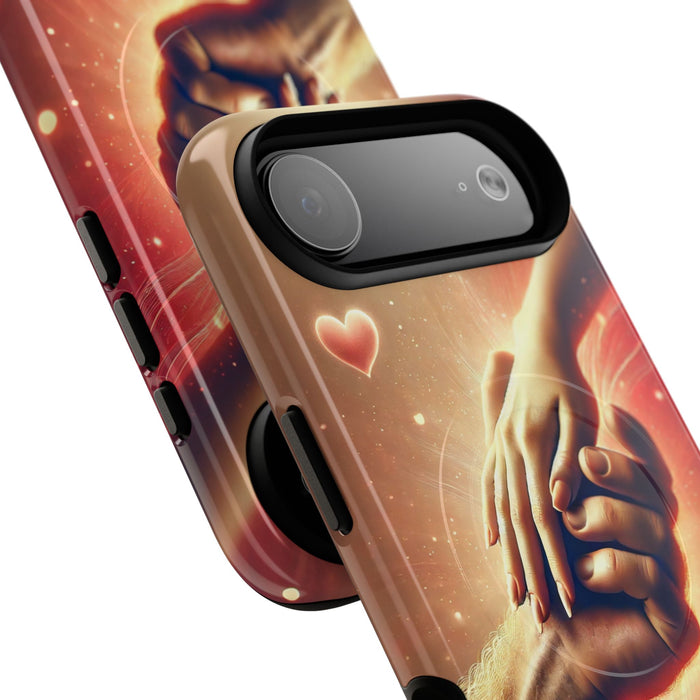 Magnetic Phone Case - Hands in Love Design - Compatible with MagSafe