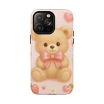 Ribbon Teddy Bear Love iPhone Case with MagSafe - Shamo's