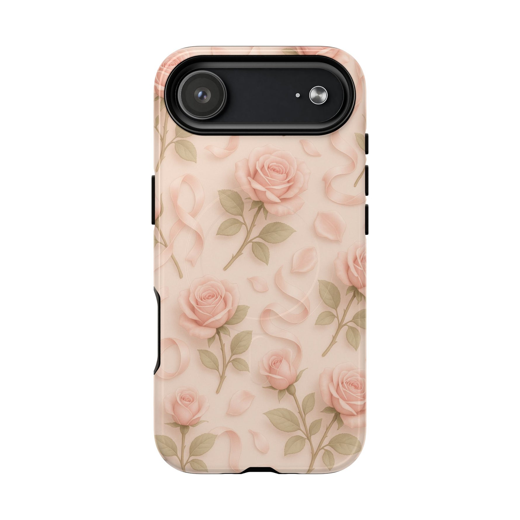 Blush Roses and Ribbons 3D iPhone Case | MagSafe - Shamo's
