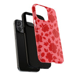 Red Floral Love iPhone Case (MagSafe compatible)  Shamo's