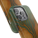 Abstract Tree of Life Design Golden Origin iPhone Case | MagSafe Compatible  Shamo's