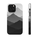 Monochrome Mountain Design iPhone Case | MagSafe  Shamo's iPhone 14 Pro Max / Matte