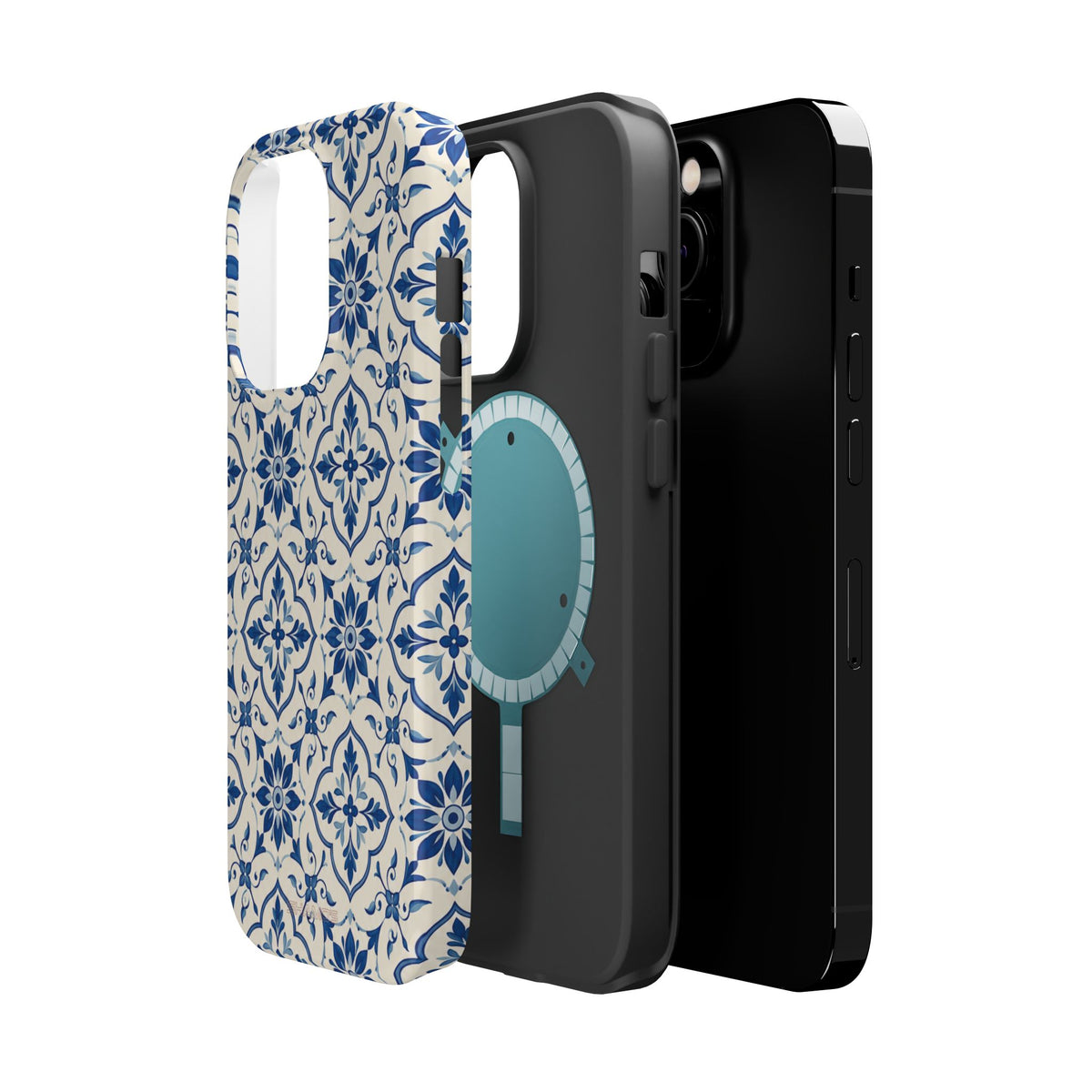 Lisbon Tile – Blue Ornamental MagSafe Phone Case