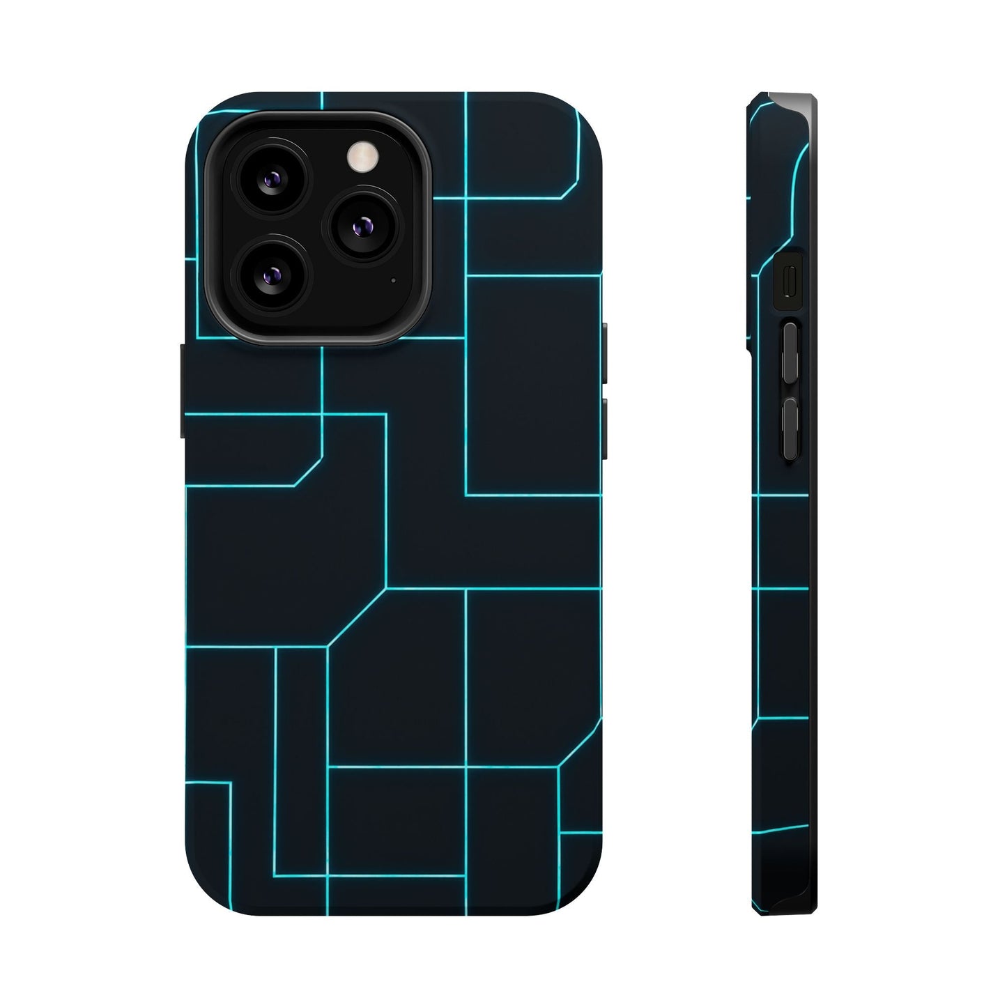 Neon Grid Magnetic Impact-Resistant iPhone Case | MagSafe compatible  Shamo's iPhone 13 Pro / Matte