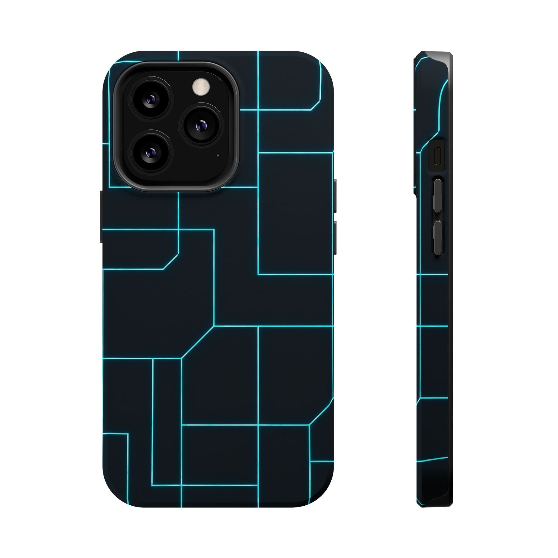 Neon Grid Magnetic Impact-Resistant iPhone Case | MagSafe compatible  Shamo's iPhone 13 Pro / Matte