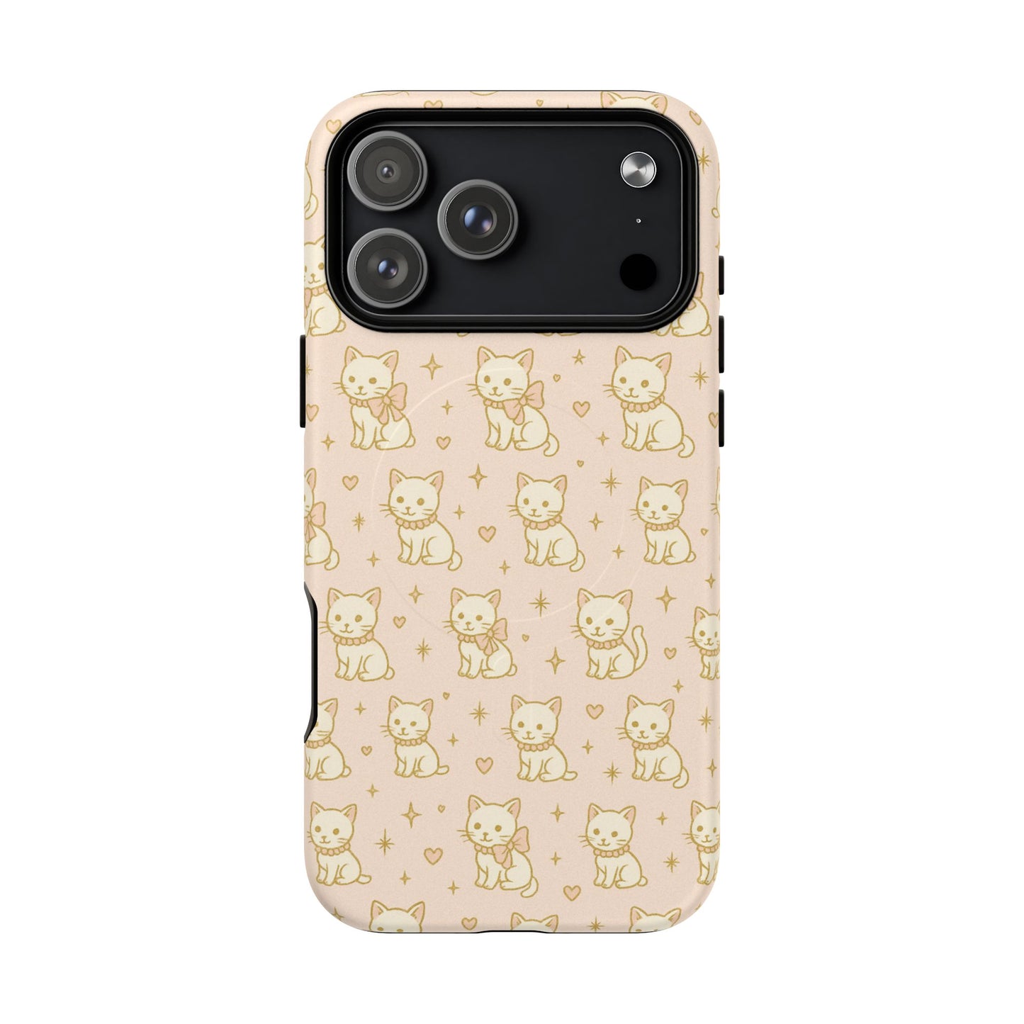 Cute Kawaii Cat Pattern iPhone Case with MagSafe - Shamo's