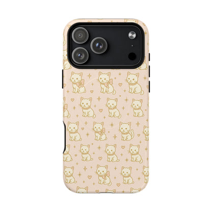 Cute Kawaii Cat Pattern iPhone Case with MagSafe - Shamo's