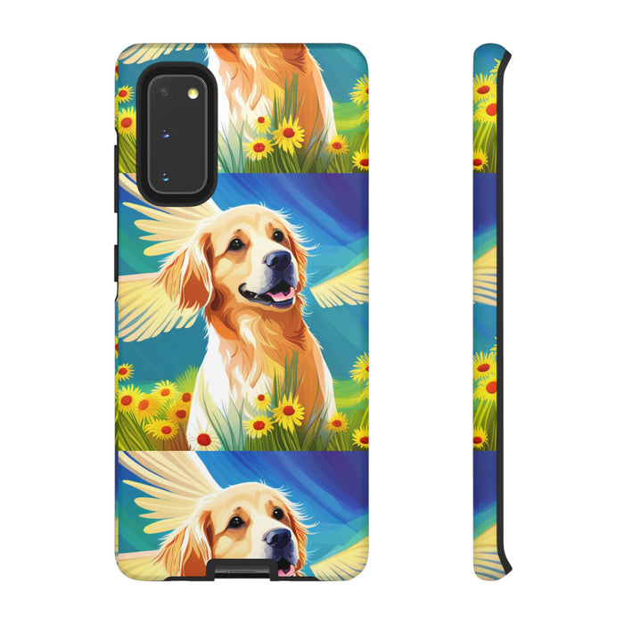 Tough Cases Golden Retriever with Wings Phone case