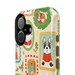 Cute Holiday Dogs MagSafe Compatible Impact-Resistant Phone Case - iPhone 17 Pro Max / Glossy - Shamo's