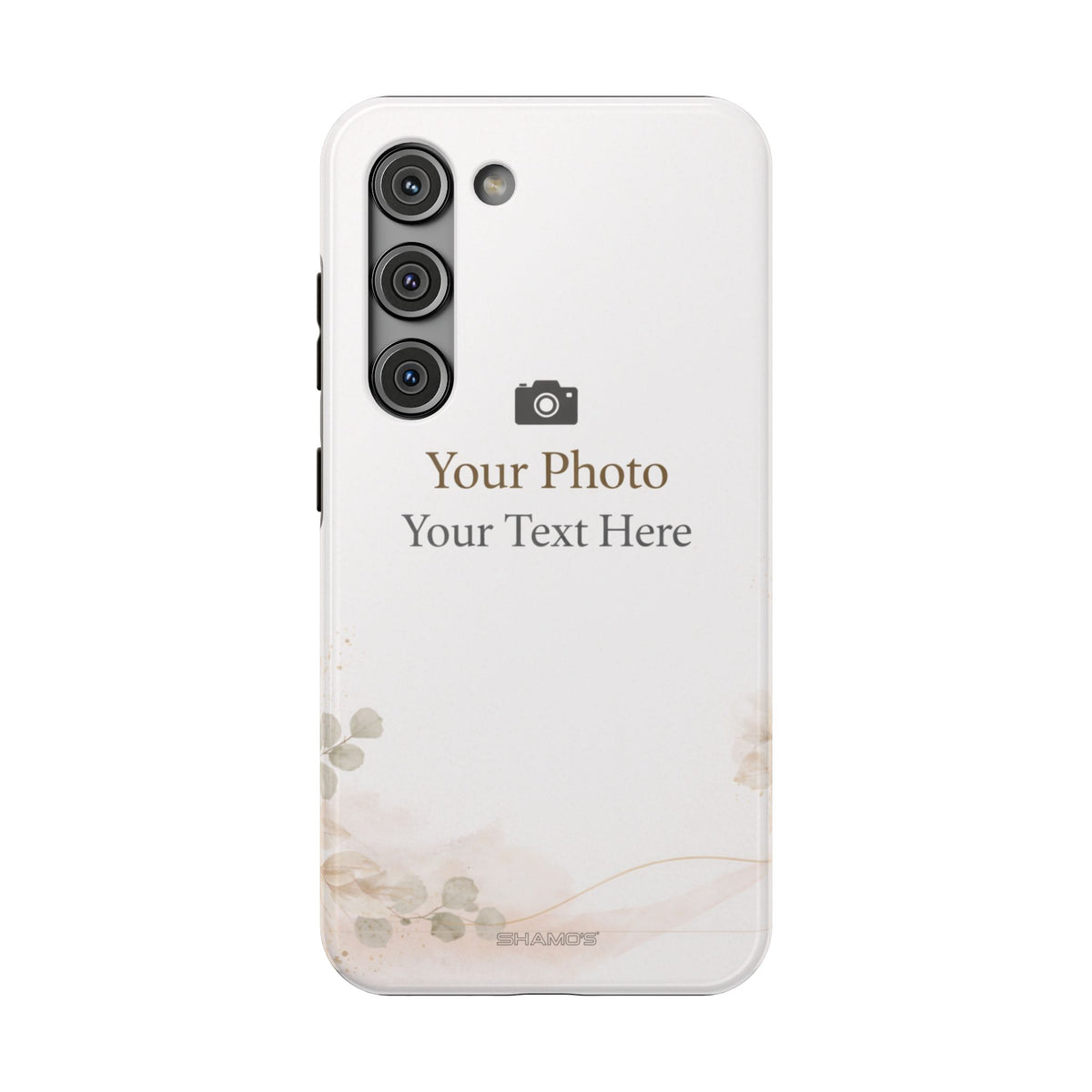 Personalizable Impact-Resistant Phone Case — Add Photo & Text