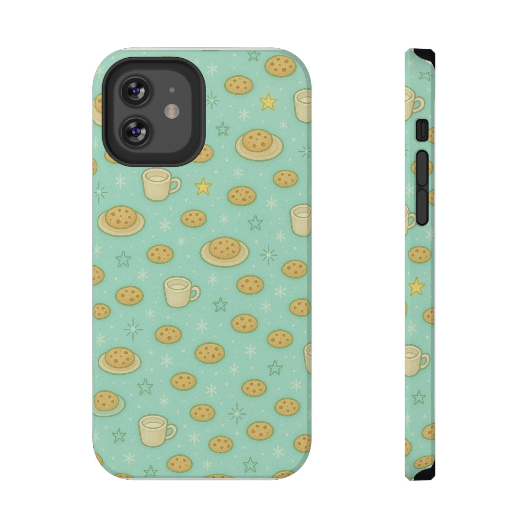 Cookie & Coffee Pattern Tough iPhone Case — Impact-Resistant  Shamo's iPhone 12 / Matte / Without gift packaging