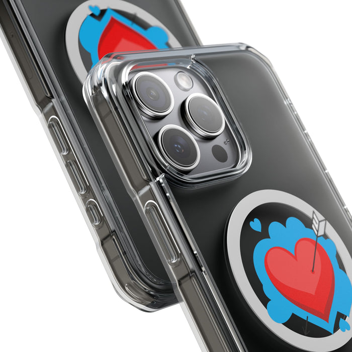 Magnetic Clear Phone Case | Compatible with MagSafe | Be Mine Love Edition