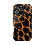 Leopard Print Impact-Resistant iPhone Case with MagSafe Compatibility  Shamo's iPhone 16 Pro Max / Glossy