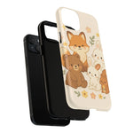 Forest Friends iPhone Case — Fox, Bear & Bunny Design. with MagSafe - Shamo's