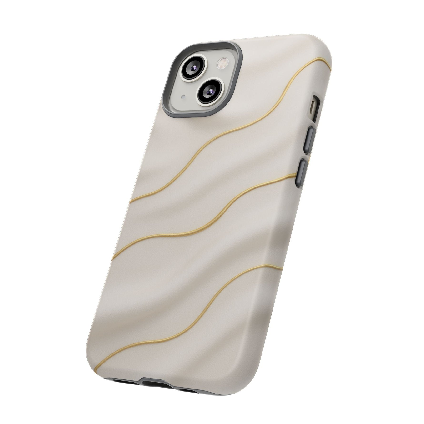 Elegant Gold Wave Tough iPhone Case  Shamo's