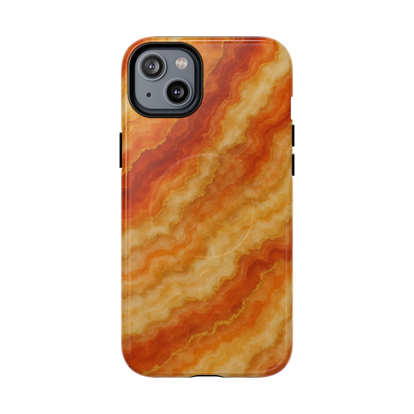 Amber Agate Marble iPhone Case with MagSafe - Shamo's