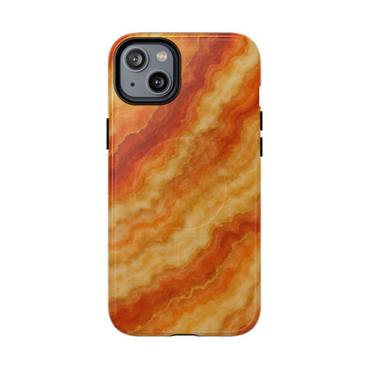 Amber Agate Marble iPhone Case with MagSafe - Shamo's