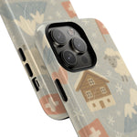 Swiss Chalet Sheep Pattern Tough MagSafe iPhone Case  Shamo's