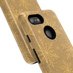 Golden Snowflake Holiday iPhone Case  Shamo's
