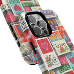 Vintage Romantic Love Stamp iPhone Case | Tough Protection + MagSafe  Shamo's