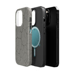 Cracked Concrete Texture iPhone Case with MagSafe compatibility  Shamo's