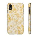 Golden Retriever Pattern Phone Case — Impact Resistant Tough Cases