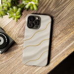 Elegant Gold Wave Tough iPhone Case  Shamo's