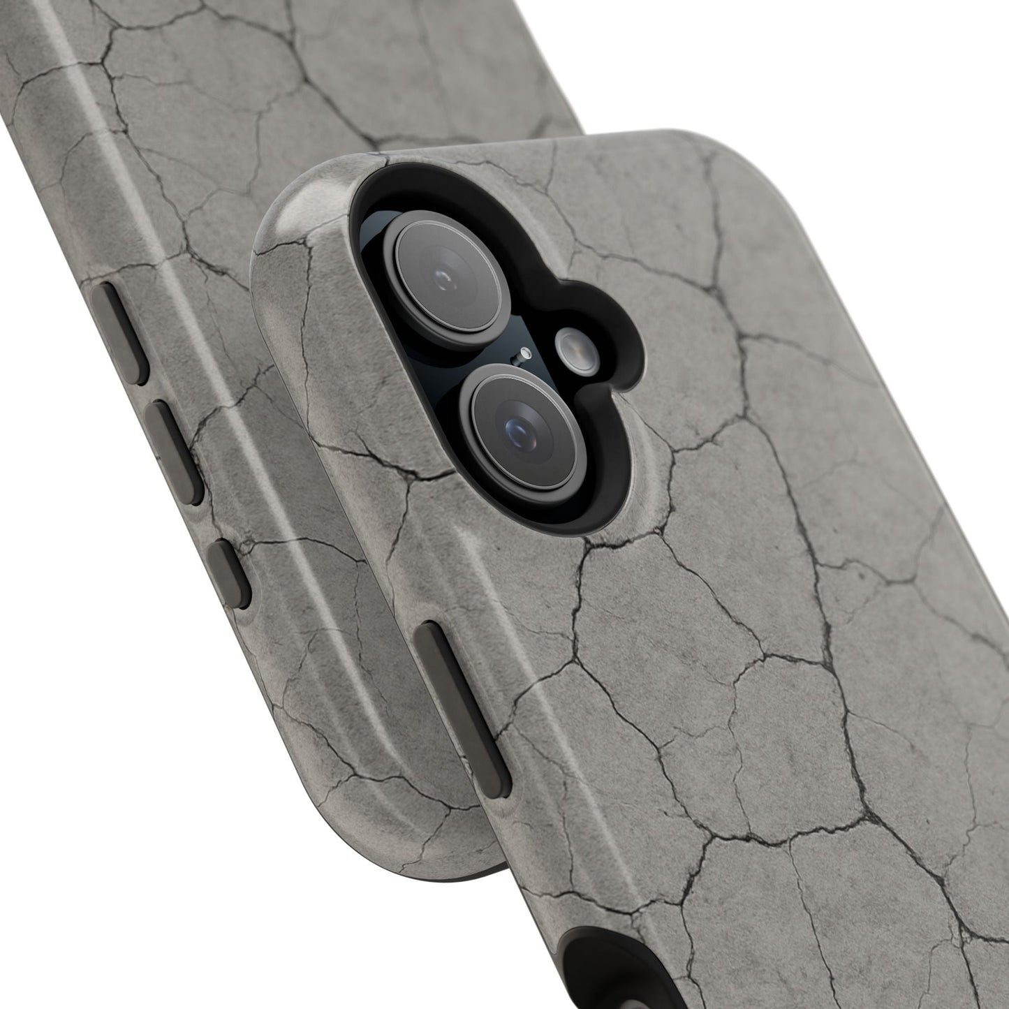 Cracked Concrete Texture iPhone Case with MagSafe compatibility  Shamo's