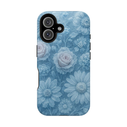 Frozen Beauty Floral Rose iPhone Case | MagSafe compatible  Shamo's iPhone 16 / Glossy