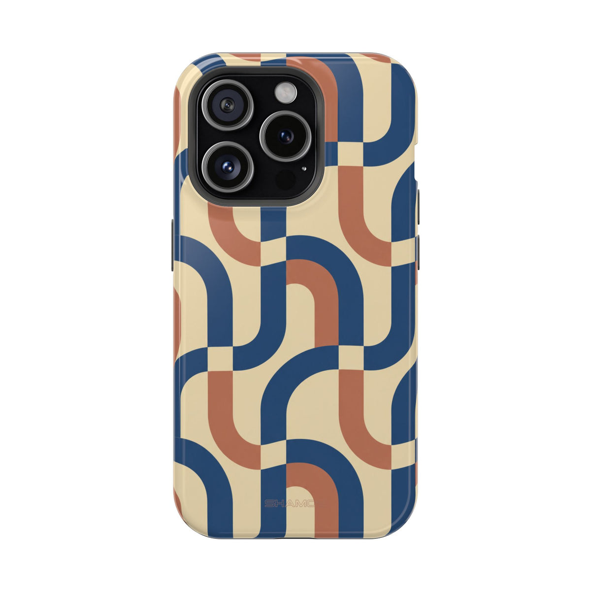 Mod Ribbon – Retro Geometric MagSafe Phone Case