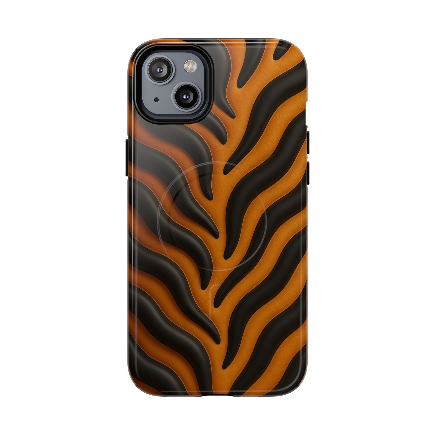 Fierce Tiger Striped iPhone Case - Works with MagSafe
