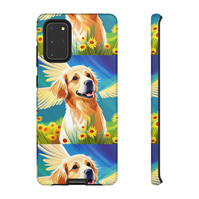 Tough Cases Golden Retriever with Wings Phone case