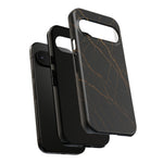 Black Marble Tough iPhone Case  Shamo's