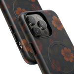 Floral Night Velvet iPhone Case - Works with MagSafe - Shamo's