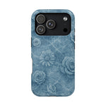 Frozen Flower Impact-Resistant iPhone Case — MagSafe Compatible  Shamo's iPhone 17 Pro / Glossy