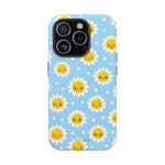 Sunny Daisy MagSafe Compatible Magnetic Phone Case — Impact-Resistant Cover