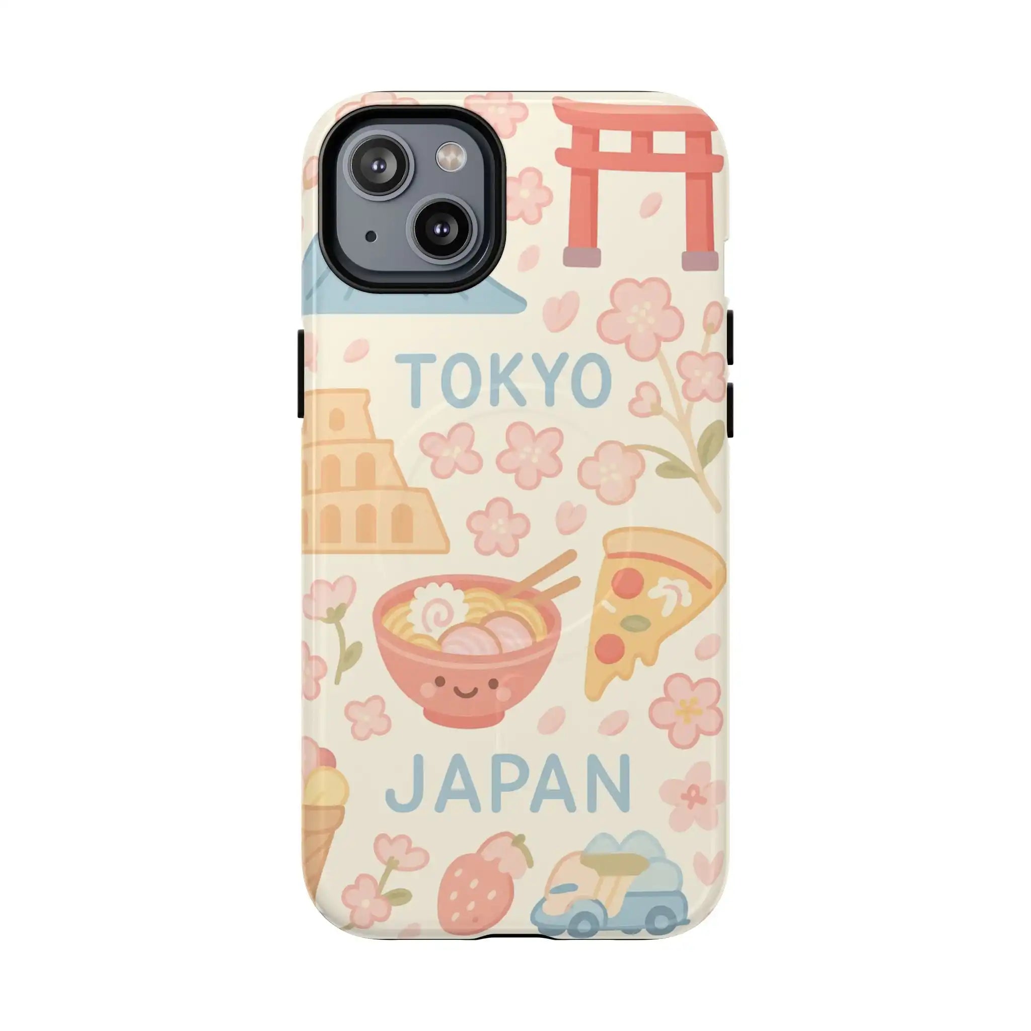 Tokyo Travel iPhone Case - Cute Japan Design | MagSafe - Shamo's