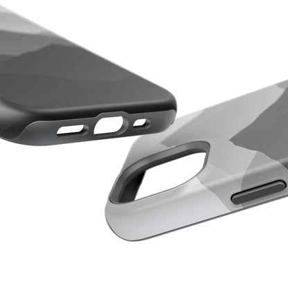 Monochrome Mountain Design iPhone Case | MagSafe  Shamo's