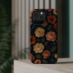Floral Vintage Rose Magnetic Impact iPhone Case with MagSafe  Shamo's
