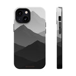 Monochrome Mountain Design iPhone Case | MagSafe