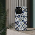 Lisbon Tile – Blue Ornamental MagSafe Phone Case