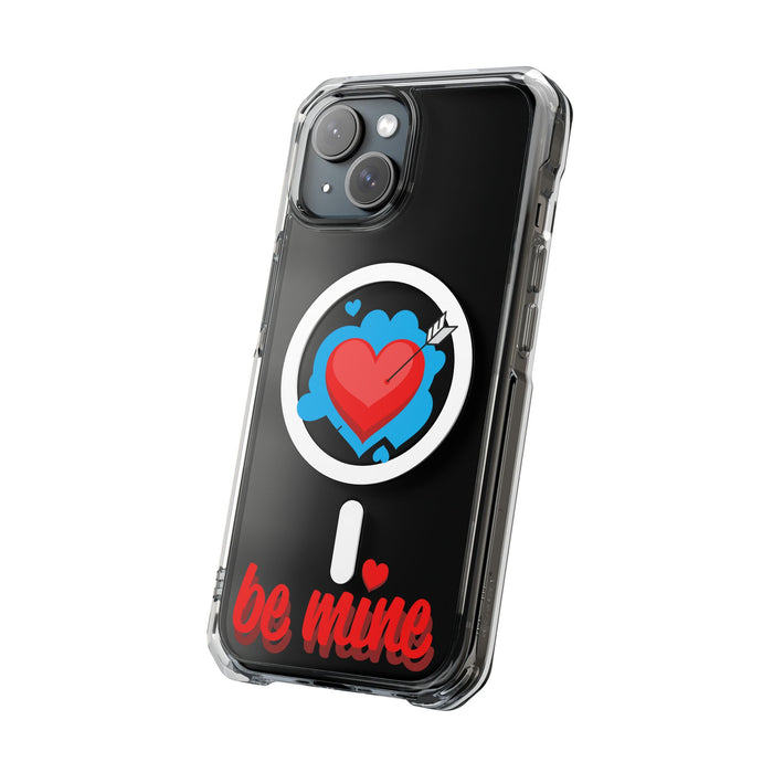 Magnetic Clear Phone Case | Compatible with MagSafe | Be Mine Love Edition