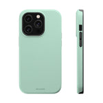 Frosted Mint MagSafe Compatible Impact-Resistant iPhone Case